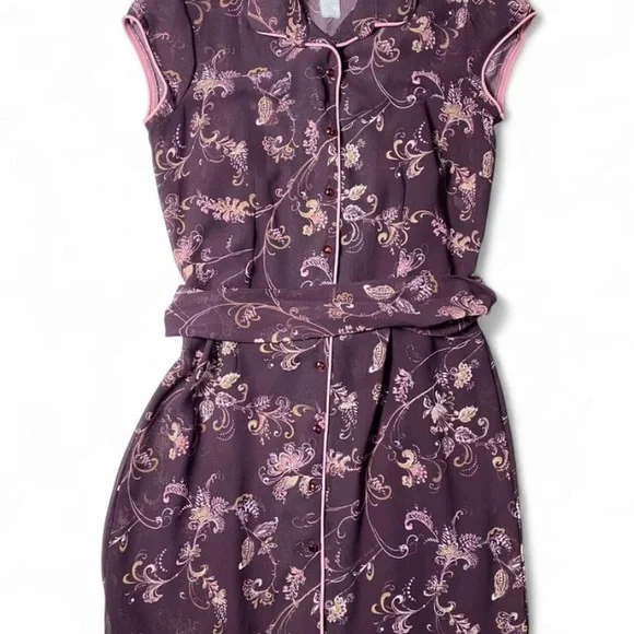 city triangles purple dress 2000s 'city Triangles' Purple Sparkly Dress / Small